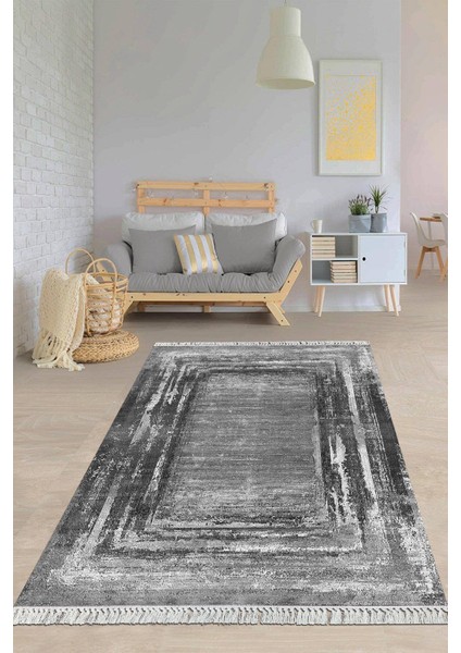 Dijital Baskılı Kaymaz Taban Yıkanabilir Modern Salon Halısı Mutfak Halısı Yolluk VH-HY-1306