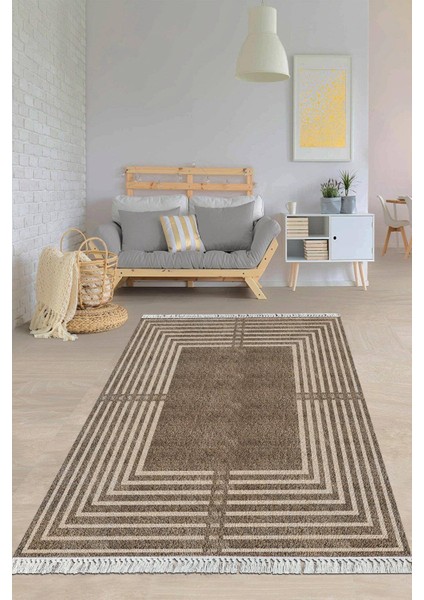 Dijital Baskılı Kaymaz Taban Yıkanabilir Modern Salon Halısı Mutfak Halısı Yolluk VH-HY-1241
