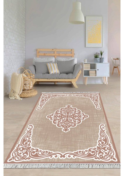 Dijital Baskılı Kaymaz Taban Yıkanabilir Modern Salon Halısı Mutfak Halısı Yolluk VH-HY-806