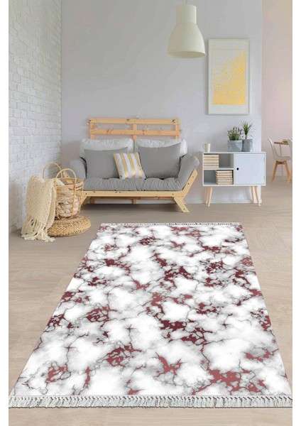 Dijital Baskılı Kaymaz Taban Yıkanabilir Modern Salon Halısı Mutfak Halısı Yolluk VH-HY-1409