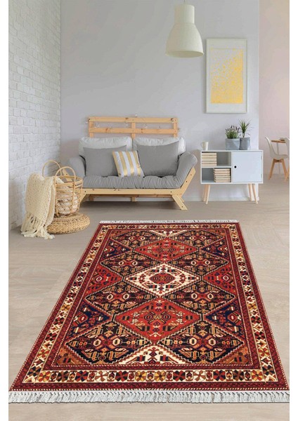 Dijital Baskılı Kaymaz Taban Yıkanabilir Modern Salon Halısı Mutfak Halısı Yolluk VH-HY-868