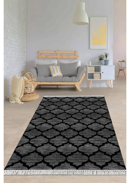 Dijital Baskılı Kaymaz Taban Yıkanabilir Modern Salon Halısı Mutfak Halısı Yolluk VH-HY-1249