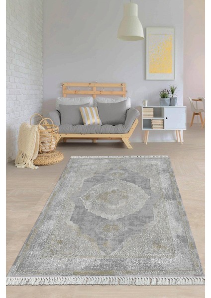 Dijital Baskılı Kaymaz Taban Yıkanabilir Modern Salon Halısı Mutfak Halısı Yolluk VH-HY-952