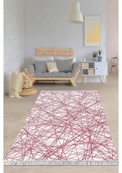 Dijital Baskılı Kaymaz Taban Yıkanabilir Modern Salon Halısı Mutfak Halısı Yolluk VH-HY-910
