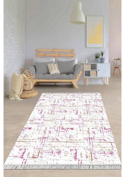 Dijital Baskılı Kaymaz Taban Yıkanabilir Modern Salon Halısı Mutfak Halısı Yolluk VH-HY-997