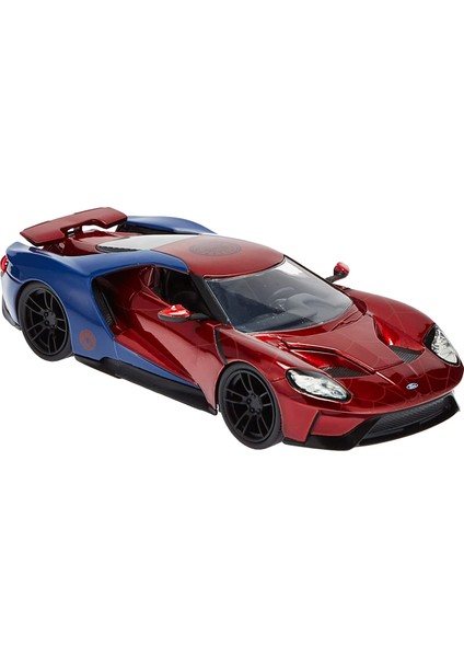 Marvel Comics - Spiderman 2017 Ford Gt Die-Cast Sports Car
