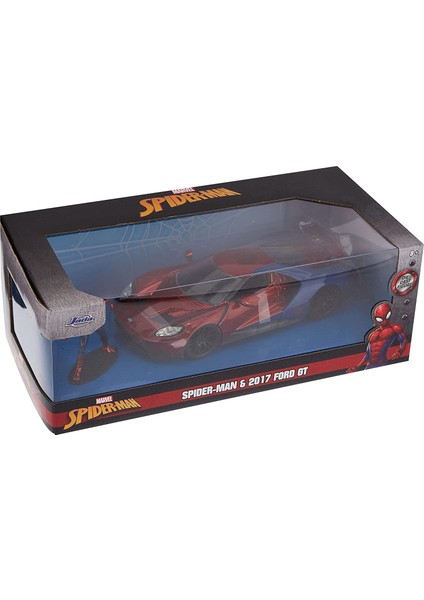 Marvel Comics - Spiderman 2017 Ford Gt Die-Cast Sports Car