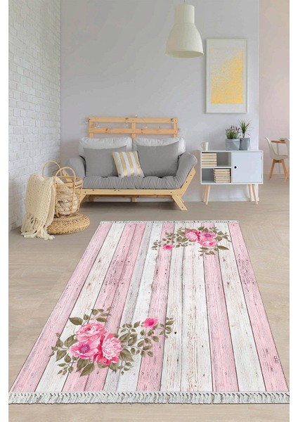 Dijital Baskılı Kaymaz Taban Yıkanabilir Modern Salon Halısı Mutfak Halısı Yolluk VH-HY-987
