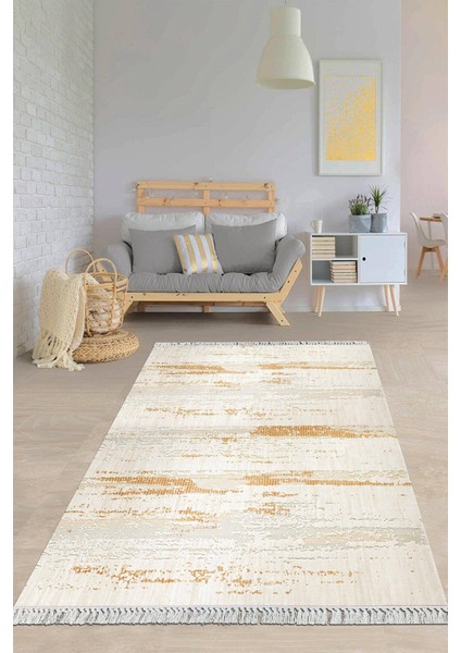 Dijital Baskılı Kaymaz Taban Yıkanabilir Modern Salon Halısı Mutfak Halısı Yolluk VH-HY-906