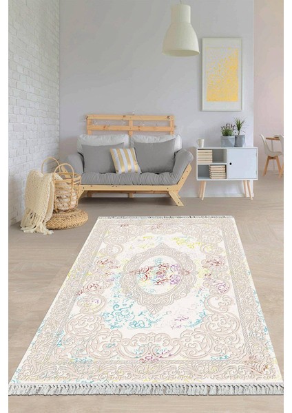 Dijital Baskılı Kaymaz Taban Yıkanabilir Modern Salon Halısı Mutfak Halısı Yolluk VH-HY-1057