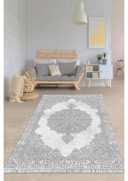 Dijital Baskılı Kaymaz Taban Yıkanabilir Modern Salon Halısı Mutfak Halısı Yolluk VH-HY-1036