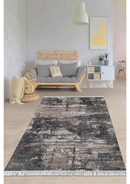 Dijital Baskılı Kaymaz Taban Yıkanabilir Modern Salon Halısı Mutfak Halısı Yolluk VH-HY-1105