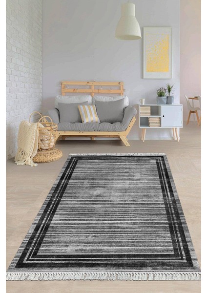 Dijital Baskılı Kaymaz Taban Yıkanabilir Modern Salon Halısı Mutfak Halısı Yolluk VH-HY-1224