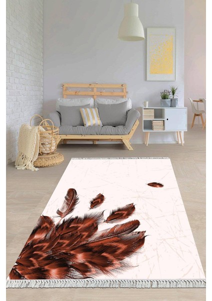 Dijital Baskılı Kaymaz Taban Yıkanabilir Modern Salon Halısı Mutfak Halısı Yolluk VH-HY-957