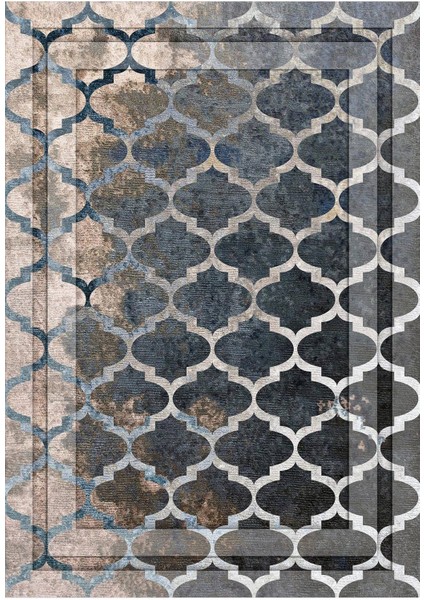 Dijital Baskılı Kaymaz Taban Yıkanabilir Modern Salon Halısı Mutfak Halısı Yolluk VH-HY-1324