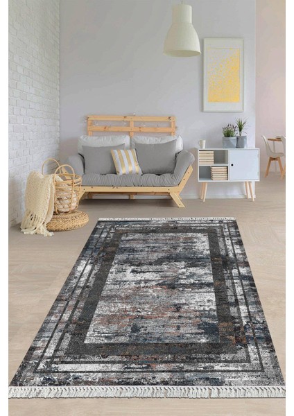Dijital Baskılı Kaymaz Taban Yıkanabilir Modern Salon Halısı Mutfak Halısı Yolluk VH-HY-1316