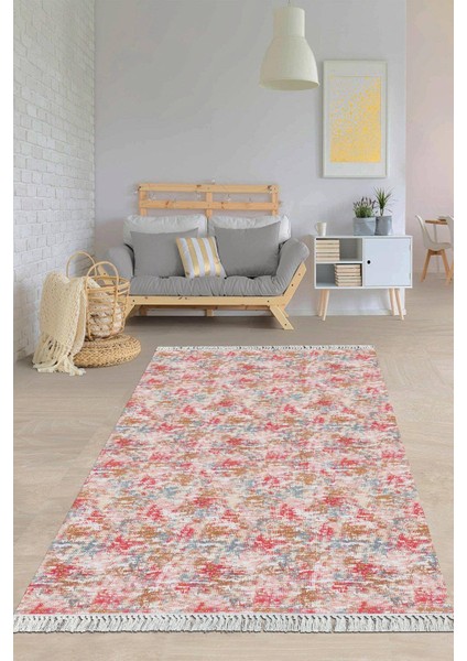 Dijital Baskılı Kaymaz Taban Yıkanabilir Modern Salon Halısı Mutfak Halısı Yolluk VH-HY-880