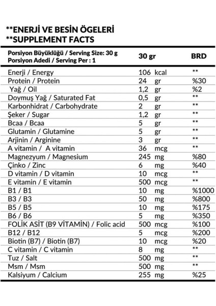 h 5Power Whey Protein Tozu 72 Servis 2160 Gr