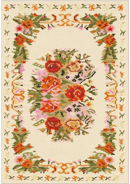 Dijital Baskılı Kaymaz Taban Yıkanabilir Çiçekli Salon Halısı Mutfak Halısı Yolluk VH-HY-1437 fiyatları