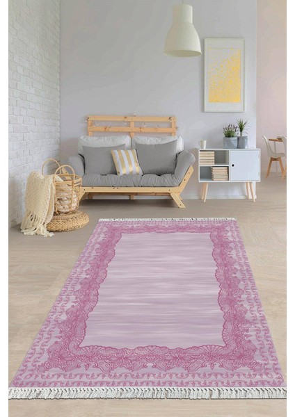 Dijital Baskılı Kaymaz Taban Yıkanabilir Çerçeveli Salon Halısı Mutfak Halısı Yolluk VH-HY-883