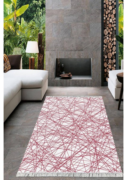 Dijital Baskılı Kaymaz Taban Yıkanabilir Sade Desen Salon Halısı Mutfak Halısı Yolluk VH-HT-1330