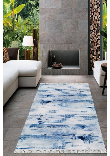 Dijital Baskılı Kaymaz Taban Yıkanabilir Sade Desen Salon Halısı Mutfak Halısı Yolluk VH-HT-1311