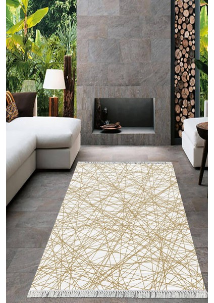 Dijital Baskılı Kaymaz Taban Yıkanabilir Sade Desen Salon Halısı Mutfak Halısı Yolluk VH-HT-1329