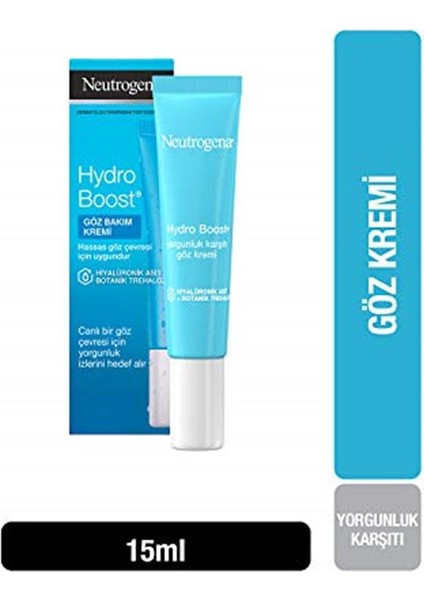 Hydro Boost Yorgunluk Karşıtı Göz Kremi, 15 ml