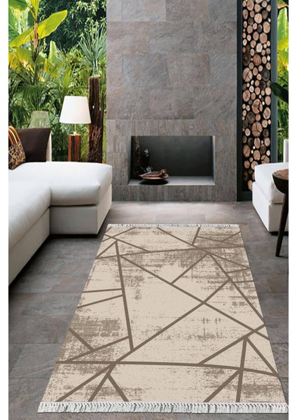 Dijital Baskılı Kaymaz Taban Yıkanabilir Modern Salon Halısı Mutfak Halısı Yolluk VH-HT-1418