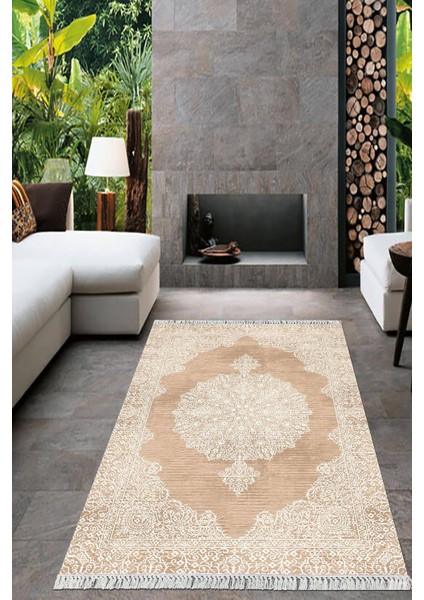 Dijital Baskılı Kaymaz Taban Yıkanabilir Çerçeveli Salon Halısı Mutfak Halısı Yolluk VH-HT-1462