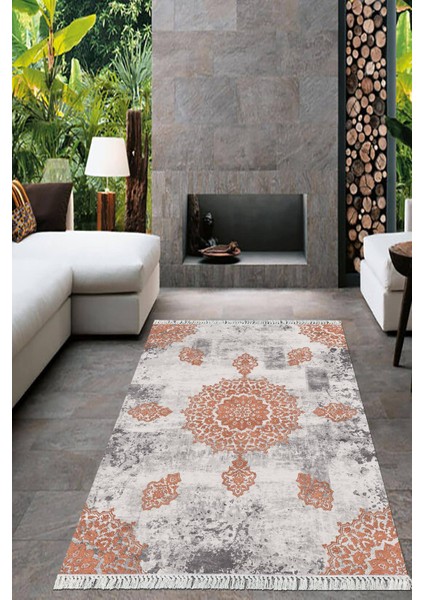 Dijital Baskılı Kaymaz Taban Yıkanabilir Modern Salon Halısı Mutfak Halısı Yolluk VH-HT-1522