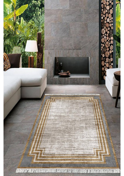 Dijital Baskılı Kaymaz Taban Yıkanabilir Modern Salon Halısı Mutfak Halısı Yolluk VH-HT-662