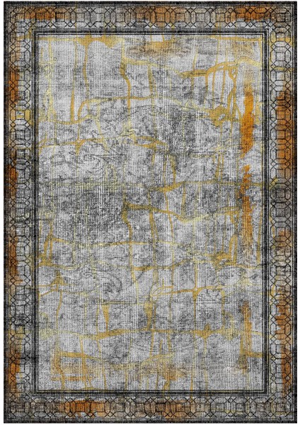 Dijital Baskılı Kaymaz Taban Yıkanabilir Modern Salon Halısı Mutfak Halısı Yolluk VH-HT-964