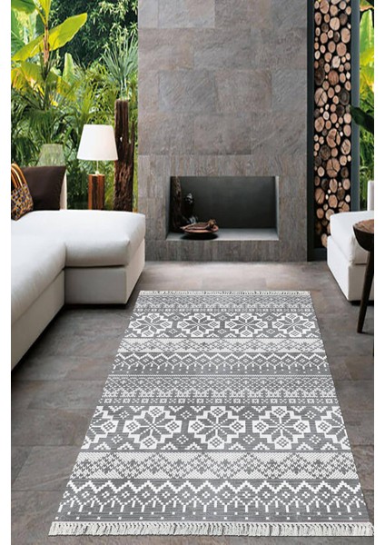 Dijital Baskılı Kaymaz Taban Yıkanabilir Modern Salon Halısı Mutfak Halısı Yolluk VH-HT-988