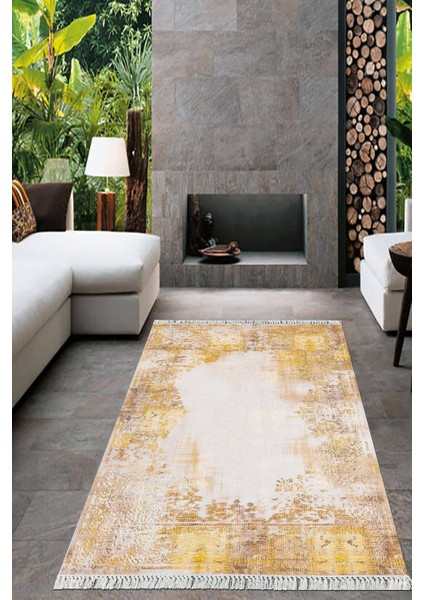 Dijital Baskılı Kaymaz Taban Yıkanabilir Modern Salon Halısı Mutfak Halısı Yolluk VH-HT-984