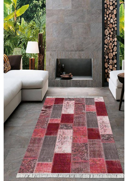 Dijital Baskılı Kaymaz Taban Yıkanabilir Modern Salon Halısı Mutfak Halısı Yolluk VH-HT-980