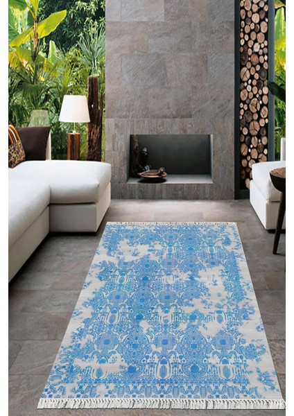 Dijital Baskılı Kaymaz Taban Yıkanabilir Modern Salon Halısı Mutfak Halısı Yolluk VH-HT-991