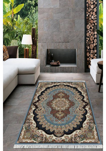 Dijital Baskılı Kaymaz Taban Yıkanabilir Klasik Salon Halısı Mutfak Halısı Yolluk Vh-Ht-52