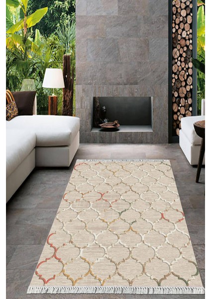 Dijital Baskılı Kaymaz Taban Yıkanabilir Modern Salon Halısı Mutfak Halısı Yolluk Vh-Ht-80