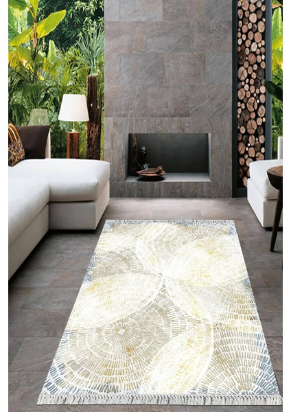 Dijital Baskılı Kaymaz Taban Yıkanabilir Modern Salon Halısı Mutfak Halısı Yolluk VH-HT-122