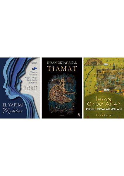 El Yapımı Ruhlar - Tiamat - Puslu Kıtalar Atlası (3 Kitap Set)