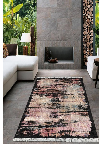 Dijital Baskılı Kaymaz Taban Yıkanabilir Modern Salon Halısı Mutfak Halısı Yolluk VH-HT-135