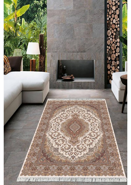 Dijital Baskılı Kaymaz Taban Yıkanabilir Klasik Salon Halısı Mutfak Halısı Yolluk Vh-Ht-69