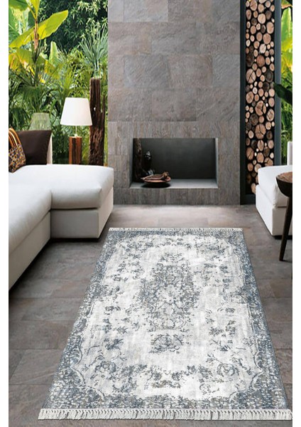 Dijital Baskılı Kaymaz Taban Yıkanabilir Modern Salon Halısı Mutfak Halısı Yolluk VH-HT-147