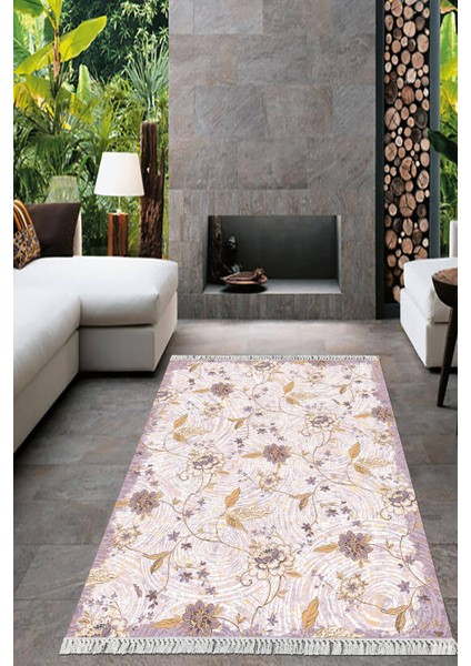 Dijital Baskılı Kaymaz Taban Yıkanabilir Modern Salon Halısı Mutfak Halısı Yolluk VH-HT-142