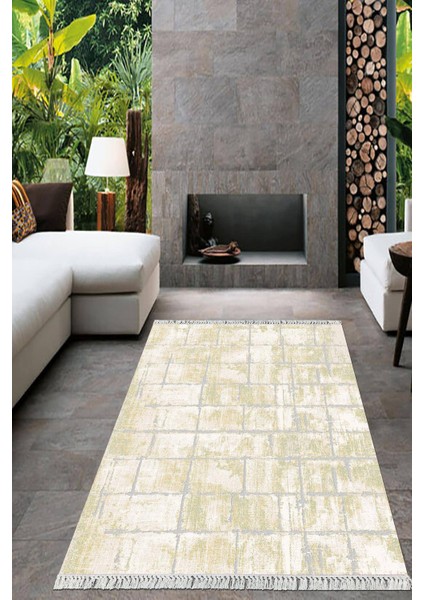 Dijital Baskılı Kaymaz Taban Yıkanabilir Sade Desen Salon Halısı Mutfak Halısı Yolluk Vh-Ht-88