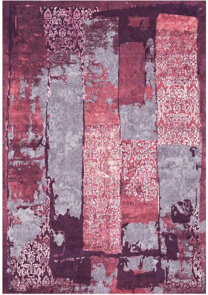 Dijital Baskılı Kaymaz Taban Yıkanabilir Modern Salon Halısı Mutfak Halısı Yolluk VH-HT-193