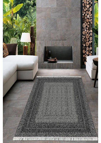 Dijital Baskılı Kaymaz Taban Yıkanabilir Sade Desen Salon Halısı Mutfak Halısı Yolluk VH-HT-219