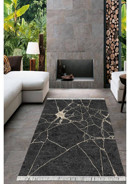 Dijital Baskılı Kaymaz Taban Yıkanabilir Modern Salon Halısı Mutfak Halısı Yolluk VH-HT-260