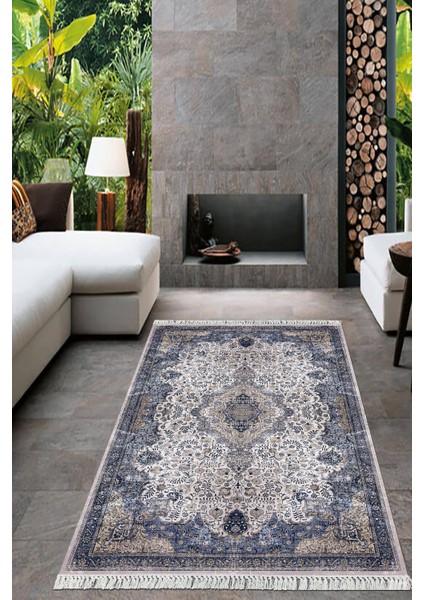 Dijital Baskılı Kaymaz Taban Yıkanabilir Modern Salon Halısı Mutfak Halısı Yolluk VH-HT-337
